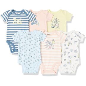 أمازون أساسيات ديزني | أعجوبة | حرب النجوم | سالوبيت للفتيات بأكمام قصيرة من Princess Baby، عبوة من 6 قطع in Kuwait
