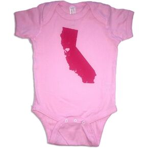 سالوبيت Sol Baby Northern California Love Pink - قطعة واحدة صيفية للفتيات الصغيرات، رومبر بأكمام قصيرة لحديثي الولادة والرضع in Kuwait