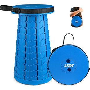 ZTMT Folding Stool Colourful Stool Body, Portable Collapsible Stools Seat, Max Load Capacity 397lbs, Telescoping Foldable Stools, Retractable Stools for Adults Kids Camping Hiking Travel Outdoor BBQ