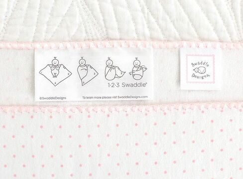 SwaddleDesigns Ultimate Winter Swaddle, X-Large Receiving Blanket, Made in USA, Premium Cotton Flannel, Pastel Blue Classic Polka Dots (Mom's Choice Award Winner),42" x 42",SD-001PB in Saudi Arabia