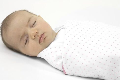 SwaddleDesigns Ultimate Winter Swaddle, X-Large Receiving Blanket, Made in USA, Premium Cotton Flannel, Pastel Blue Classic Polka Dots (Mom's Choice Award Winner),42" x 42",SD-001PB in Saudi Arabia
