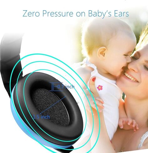 Solar-Power Baby Noise Cancelling Headphones, Ear Protection Earmuffs for 0-3 Years Kids in Saudi Arabia