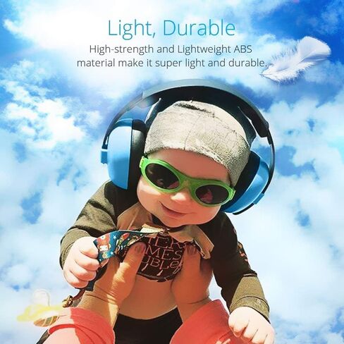Solar-Power Baby Noise Cancelling Headphones, Ear Protection Earmuffs for 0-3 Years Kids in Saudi Arabia