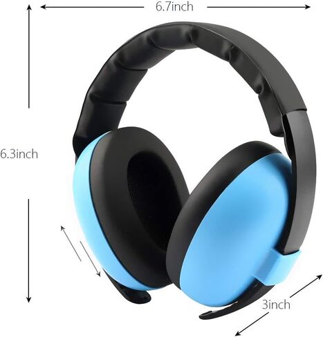Solar-Power Baby Noise Cancelling Headphones, Ear Protection Earmuffs for 0-3 Years Kids in Saudi Arabia