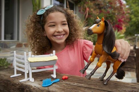 سبيريت Untamed Forever Free سبيريت Horse (حوالي 8 بوصة/20.32 سم) مع ميزة المشي الواقعية، أصوات Neighing in Kuwait