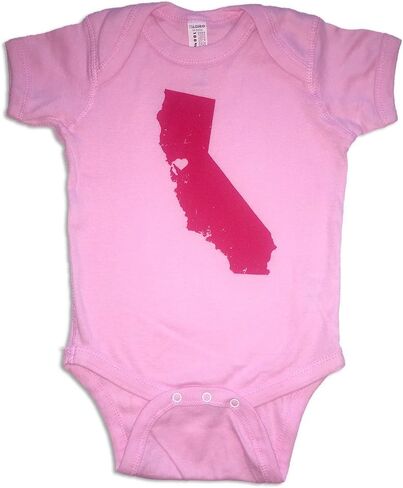 سالوبيت Sol Baby Northern California Love Pink - قطعة واحدة صيفية للفتيات الصغيرات، رومبر بأكمام قصيرة لحديثي الولادة والرضع in Kuwait