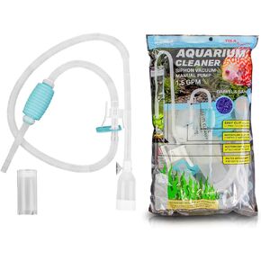 TERA PUMP TRFTCLN-S (BPA-Free) Nano Aquarium Cleaner Fish Tank Gravel & Sand Cleaner for Small Aquariums Under 10 Gallons