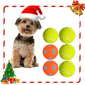 YEEGO DIRECT Dog Tennis Launcher Special Ball, Pet Safety Toy for Sports and Training,1.97" Diameter (6-Pack), Machine Not Included in Kuwait