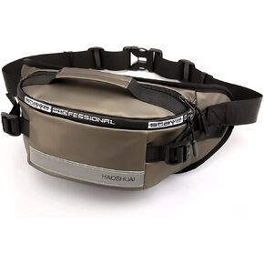 Fanny Pack for Men&Women, Avotunci Fashion Waist Bag, Large Capacity Waterproof Hip Bum Waist Bag with Reflective Strips with Adjustable Strap Suitable For Outdoor Workout Travel Hiking in Saudi Arabia
