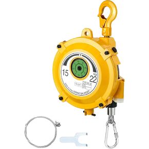 QWORK Spring Balancer, 7-11lbs(3-5kg) Retractable Balancer with 5 Ft Long Wire Rope and Hook, Retractable Spring Tool Hanging Holding Equipment in Kuwait