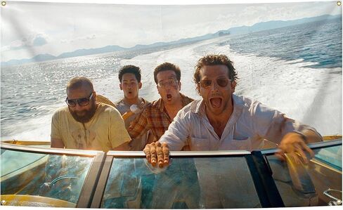 WEboL Hangove مشهد الفيلم الجزء الثاني مضحك تحفيزي ملهم ديكور مكتب كلية النوم ديكور غرفة النوم غرفة المعيشة النوم مع 4 الحلقات in Kuwait