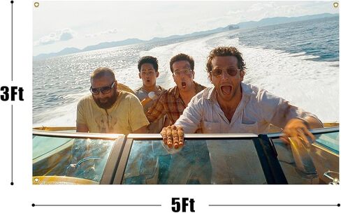 WEboL Hangove مشهد الفيلم الجزء الثاني مضحك تحفيزي ملهم ديكور مكتب كلية النوم ديكور غرفة النوم غرفة المعيشة النوم مع 4 الحلقات in Kuwait