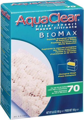 Aquaclear Fish A1373 70-Gallon Biomax,White,Large Breeds in Kuwait