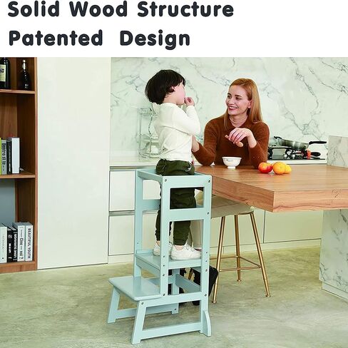 SDADI Adjustable Height Kitchen Step Stool,Kids Learning Stool,Mothers' Helper LT05B in Kuwait