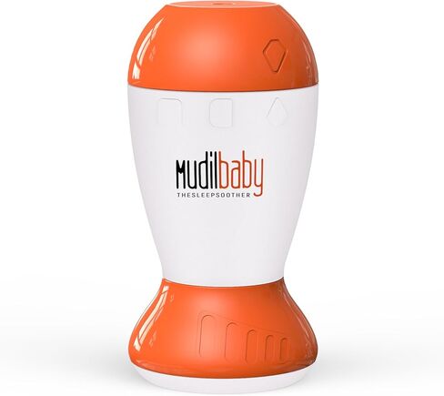 Shusher Baby Sleep, Mudilbaby Sleep Soother Portable Sound Machine Baby with 2 Timed Modes & Adjustable Volume Control, Travel White Noise Baby Sound Machine for Sleeping with 2AA Batteries, Mom Gifts in Kuwait