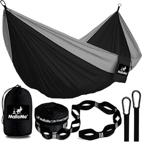 MalloMe Camping Hammock for Adults & Kids - Portable Hammocks for Outside - Hamacas para Adultos Outdoor Single & Double Two 2 Person Hammock - Hamaca/Hamacs/Amacas Heavy Duty Tree Travel Hamock in Saudi Arabia