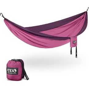 ENO SingleNest Hammock - Lightweight, 1 Person Portable Hammock - for Camping, Hiking, Backpacking, Travel, a Festival, or The Beach - Grey/Seafoam