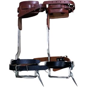 YKPPKY Tree Climbing Spikes - Tree Climbing Gear Stainless-Steel Tree Climbing Gear Tree Spikes for Climbing Gaffs Suitable for High Altitude Logging Fruit Picking Hunting… in Kuwait