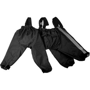 FouFou Dog 62565 Bodyguard Protective All-Weather Dog Pants, X-Large, Black