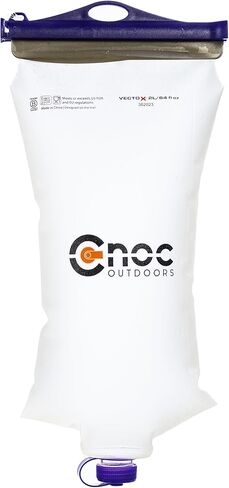 Cnoc Outdoors VectoX 2L Durable Water Container, 28mm Thread, Purple… in Saudi Arabia