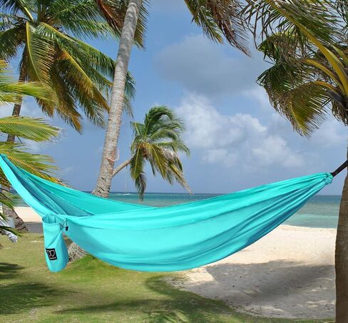 Gold Armour Camping Hammock - Portable Hammock Single Hammock Camping Accessories Gear for Outdoor Indoor Adult Kids, USA Based Brand (OD Green) in Saudi Arabia
