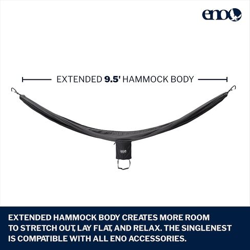 ENO, Eagles Nest Outfitters SingleNest Lightweight Camping Hammock in Kuwait