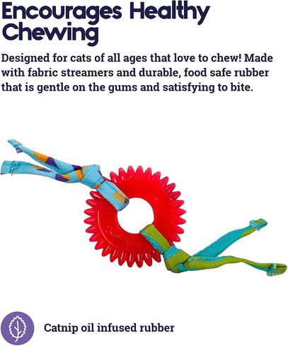 Catstages Dental Kitty Chew Wheel Catnip Cat Toy in Kuwait