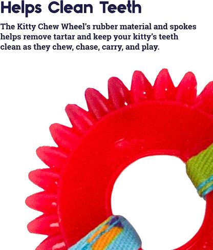 Catstages Dental Kitty Chew Wheel Catnip Cat Toy in Kuwait