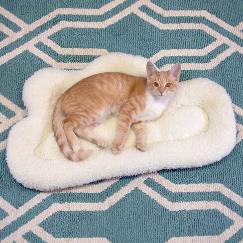 Kitty City Cat Bed, Cotton, 14"W x 19"L x 5"H in Kuwait