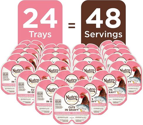 Nutro Perfect Portions Cuts Wet Cat Food, Turkey & Chicken, 2.6 oz, 12 ct in Kuwait