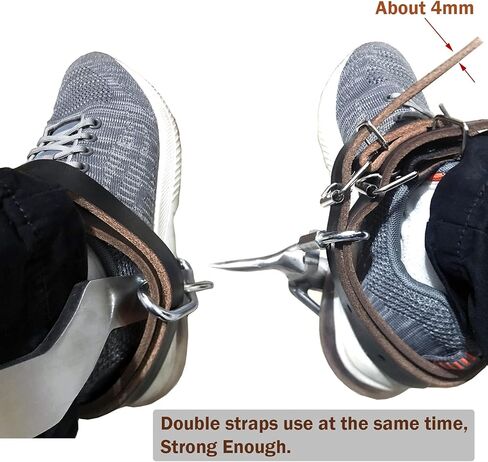 YKPPKY Tree Climbing Spikes - Tree Climbing Gear Stainless-Steel Tree Climbing Gear Tree Spikes for Climbing Gaffs Suitable for High Altitude Logging Fruit Picking Hunting… in Kuwait