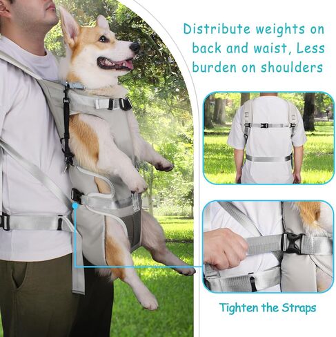 PetBonus Dog Front Carrier Backpacks, Legs Out Easy-fit Puppy Chest Carrier in Kuwait