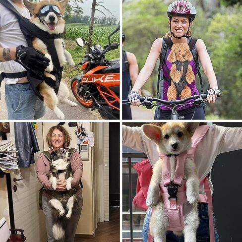 PetBonus Dog Front Carrier Backpacks, Legs Out Easy-fit Puppy Chest Carrier in Kuwait