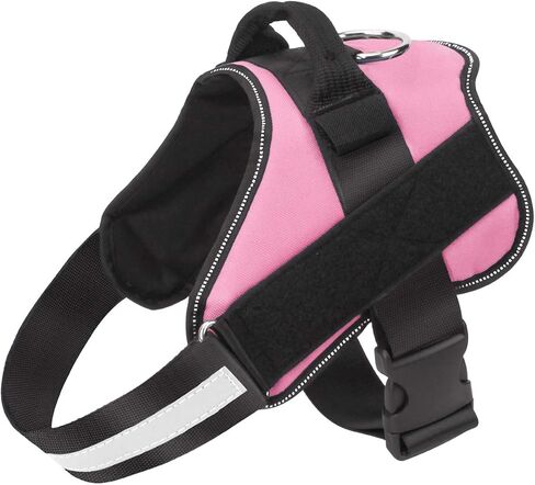 Bolux Dog Harness, No-Pull Reflective Dog Vest, Breathable Adjustable Pet Harness with Handle for Outdoor Walking - No More Pulling, Tugging or Choking (Blue, S) in Saudi Arabia