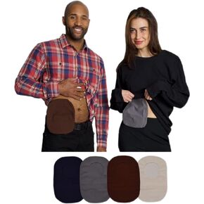 غطاء حقيبة الفغرة بفتحة شفة دائرية من Inspired Comforts - عبوة من 4 قطع in Kuwait