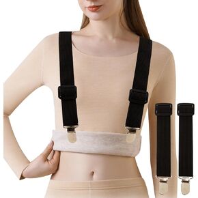 UOMIO 2 Pakcs Stoma Shirt Saver Straps, Ileostomy Bag Covers, Ostomy Bag Wrap, Colostomy Ileostomy Urostomy Care Supplies