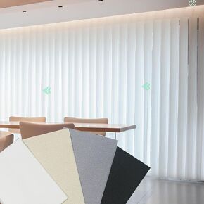 عينة من الستائر الرأسية المزودة بمحرك من Yoolax، مقاس مخصص للمكفوفين الذكيين، ستائر كهربائية مرشحة للضوء مع محرك سلكي واي فاي للمكتب المنزلي، عينات قماش من الستائر الرأسية المزودة بمحرك، متعددة الألوان in Kuwait