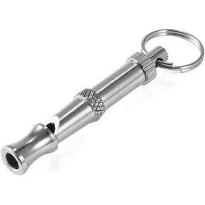 JJLFresheners Silver Pets Whistle Adjustable Pet Training Sound Control Stainless Steel Puppy Bark Whistles with Suspendable Key Chain Dogs in Kuwait