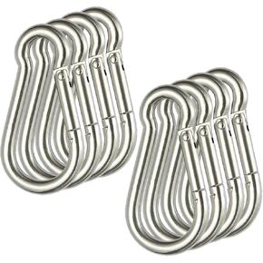 MYUYONG Spring Snap Hook 304 Stainless Steel Carabiner Camping Hiking Traveling Fishing in Saudi Arabia