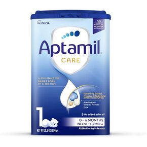 Aptamil Care Stage 1, Milk Based Powder Infant Formula, Also for C-Section Born Babies, with DHA & ARA, Omega 3 & 6, Prebiotics, Contains No Palm Oil, 28.2 Ounces in Saudi Arabia