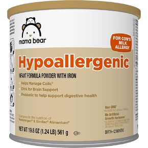 علامة أمازون التجارية - مسحوق تركيبة الرضع المضاد للحساسية من ماما بير مع الحديد، غير معدل وراثيًا، 1.24 رطل (عبوة من قطعة واحدة) in Kuwait