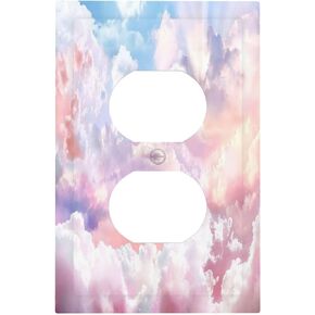 Cartoon Space Rocket Boys Universe Planet 1 Gang Light Switch Covers Decorative Unique Single Toggle Wall Plate Switchcover Electrical Switchplate for Nursery Kidroom Bathroom Bedroom Decor in Kuwait