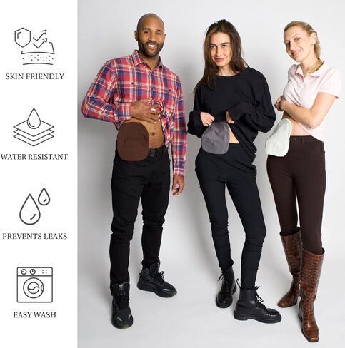 غطاء حقيبة الفغرة بفتحة شفة دائرية من Inspired Comforts - عبوة من 4 قطع in Kuwait