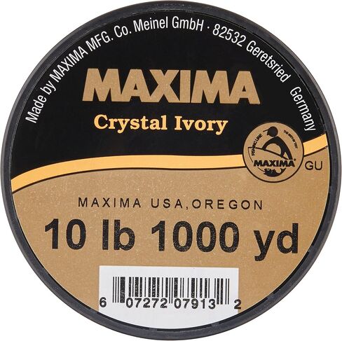 Maxima Fishing Line Guide Spools, Crystal Ivory in Saudi Arabia