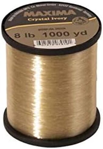 Maxima Fishing Line Guide Spools, Crystal Ivory in Saudi Arabia