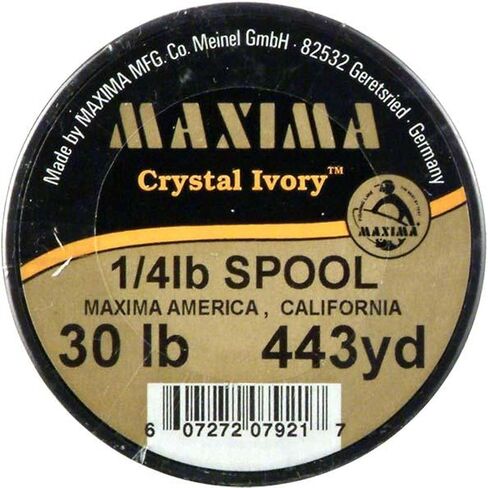 Maxima Fishing Line Guide Spools, Crystal Ivory in Saudi Arabia