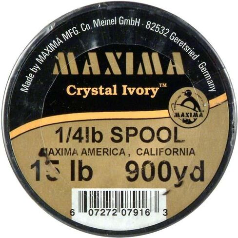 Maxima Fishing Line Guide Spools, Crystal Ivory in Saudi Arabia