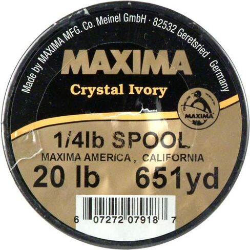Maxima Fishing Line Guide Spools, Crystal Ivory in Saudi Arabia