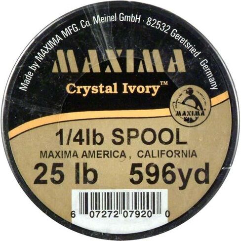 Maxima Fishing Line Guide Spools, Crystal Ivory in Saudi Arabia