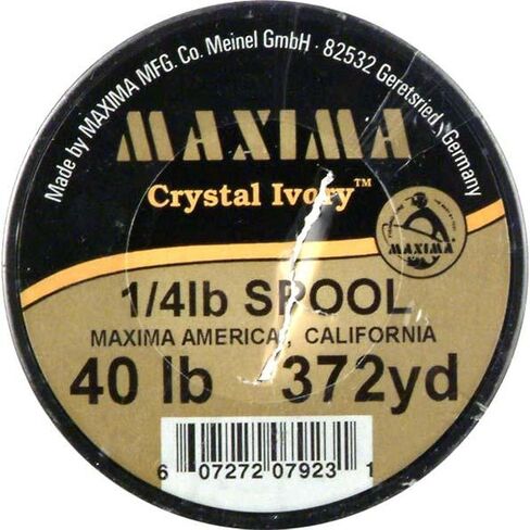 Maxima Fishing Line Guide Spools, Crystal Ivory in Saudi Arabia